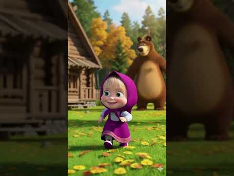 شورت ماشا والدب ماشا تنقذ قطة خائفة رسوم متحركة للأطفال