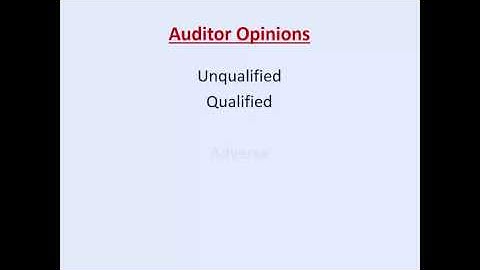Intro to Audit Reports