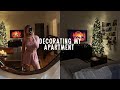 decorating my apartment for christmas (*very cozy) | vlog