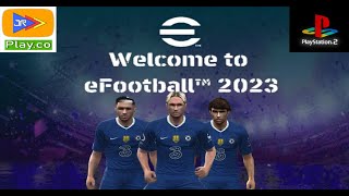 PES 2023 PS2 ISO (Efootball) Atualização playstation 2  AETHERSX2.MOBILE.PCSX2 