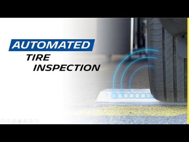 Michelin tire casing inspection UV light example