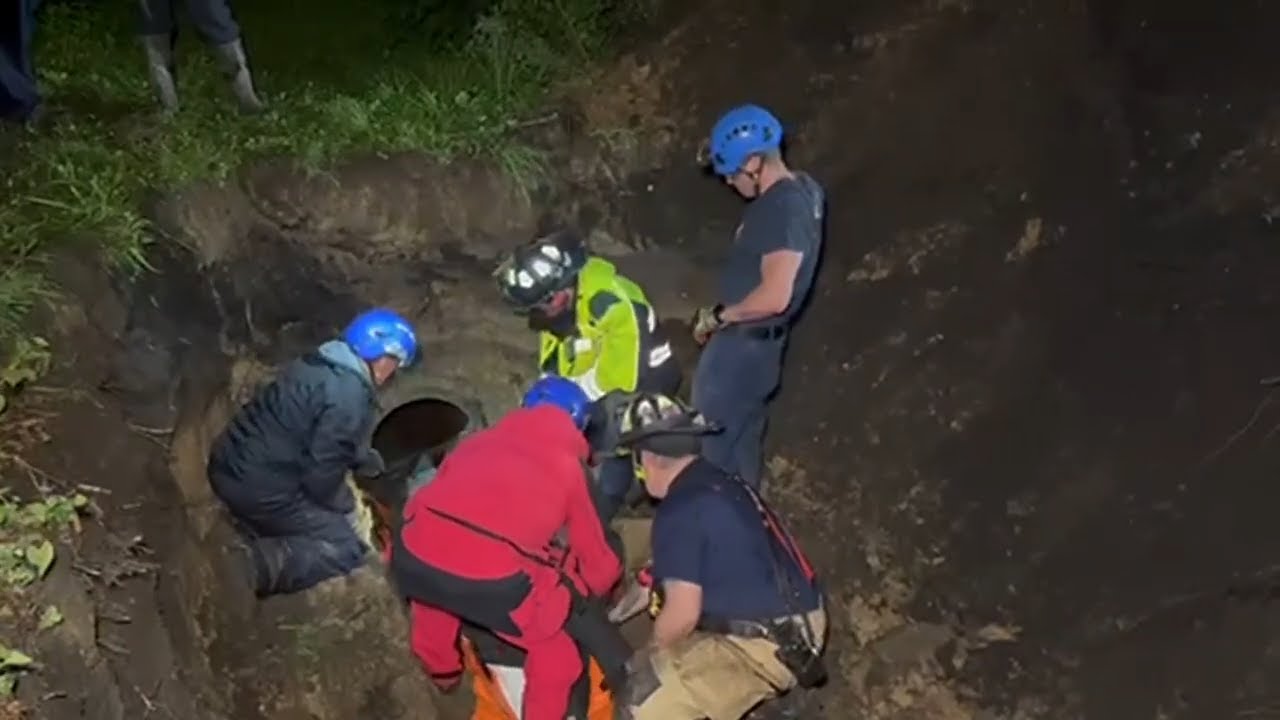 Summit County emergency crews rescue man trapped underground in Clinton ...