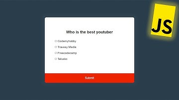 Build a Quiz App using HTML CSS JavaScript - JavaScript Project for Beginners Tutorial