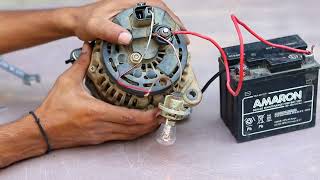 How To Connection Alternator | How To Wiring Alternator | Car Dynamo Wiring