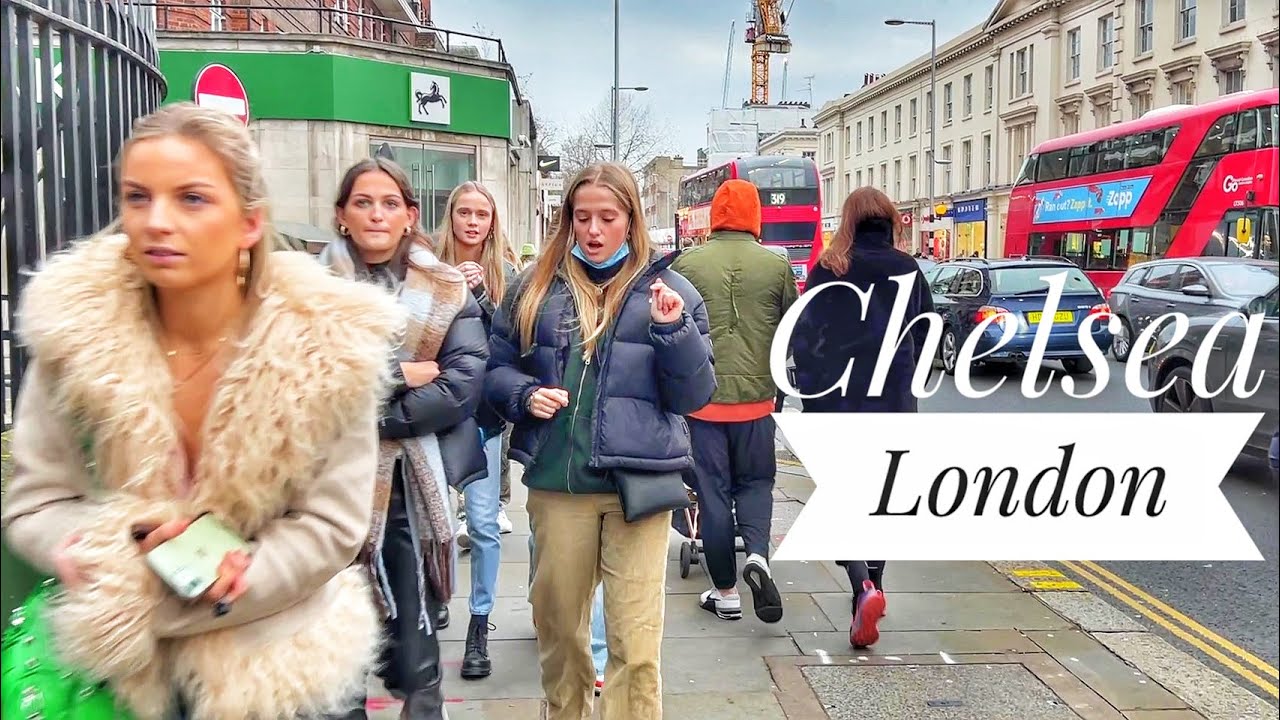 London Chelsea Walk, Saturday, Sloane Square to South Kensington via