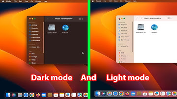 How to change from dark mode to light mode on mac