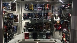 The entire iron man display set up at secret base updated on 10th june
2015. thanks for watching