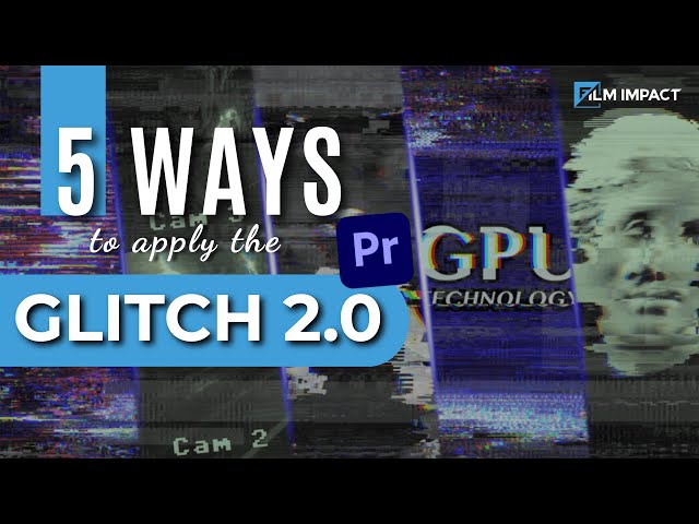 How to add a glitch effect to your video online (easiest method