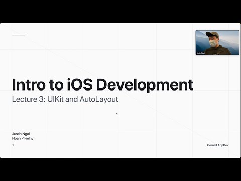 Intro to iOS Development: Lecture 3 - UIKit & Autolayout