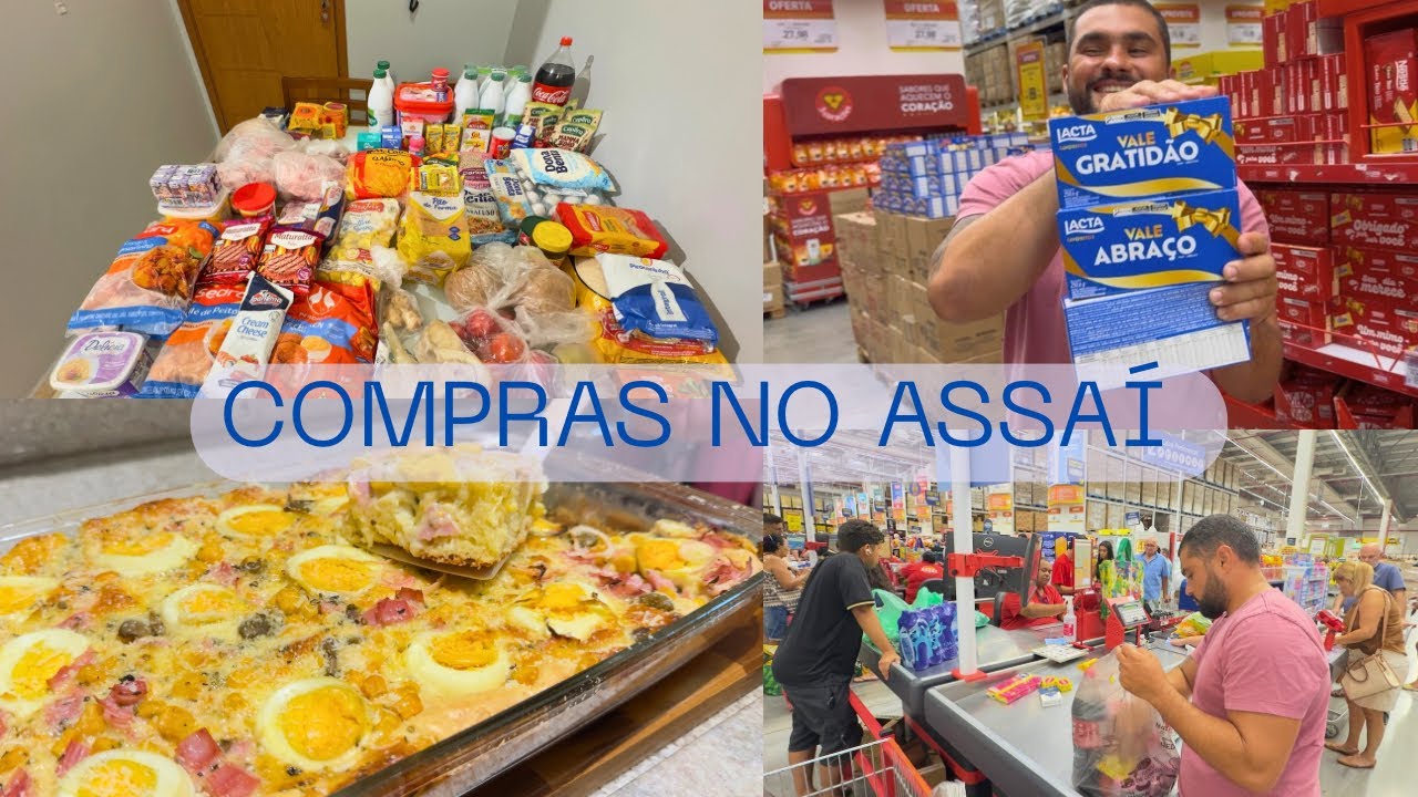 COMPRAS NO ASSAÍ ATACADISTA, VALOR FINAL SURPREENDEU, RECEITA DE TORTA PORTUGUESA DELICIOSA 