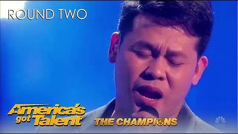 Marcelito Pomoy: Philippines Winner SHOCKS America on @AGT Champions!