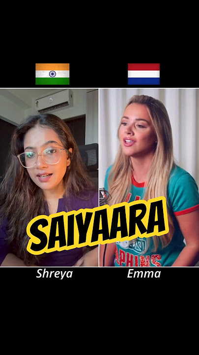 Saiyaara Cover Battle | Shreya Basu x Emma Heesters | Who Sang It Better? 🔥 #saiyaara