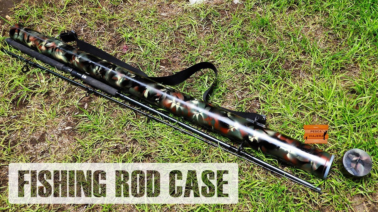 Rigid tube case or case for homemade fishing rod 