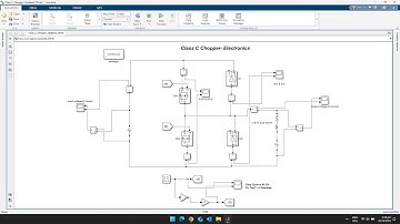 Part 1- Desigin of Class C Chopper in MATLAB using practical case problem- Power Electronics-