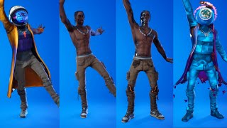 TRAVIS SCOTT in FORTNITE DANCE Ayo & Teo Dance (Last Forever)