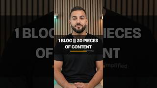 One blog post just became 30 pieces of content — automatically ♻️ One blog post just became 30 pieces of content — automatically ♻️