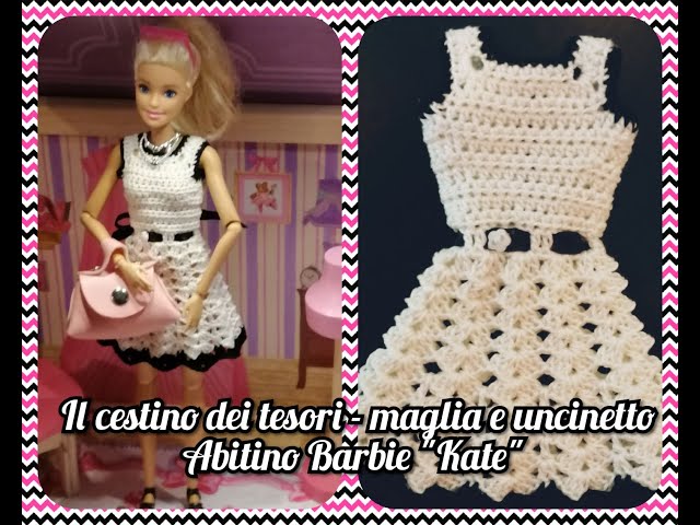 Gli schemi per i vestiti di Barbie da fare all'uncinetto