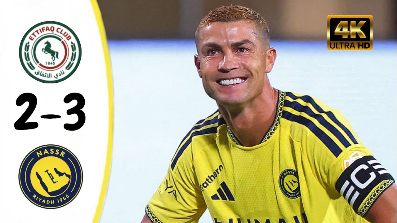 Al Nassr vs Al Ettifaq 3-2 Highlights • All Goals & Highlights - Sadio Mané Late 2 Goals 🔥