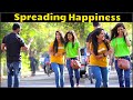 SPREADING HAPPINESS Experiment | complementing girls | pranks in india