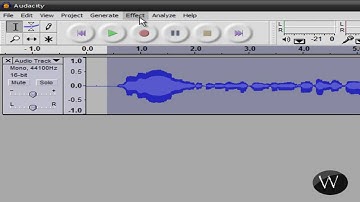 How to change your voice using Audacity