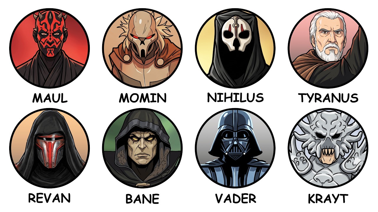 Every Major Sith Lord Explained - YouTube