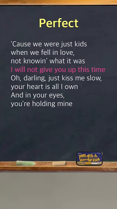 Perfect | Ed Sheeran