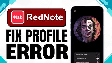 How to FIX RedNote Profile & Cover Photo Not Changing (2025) | Can