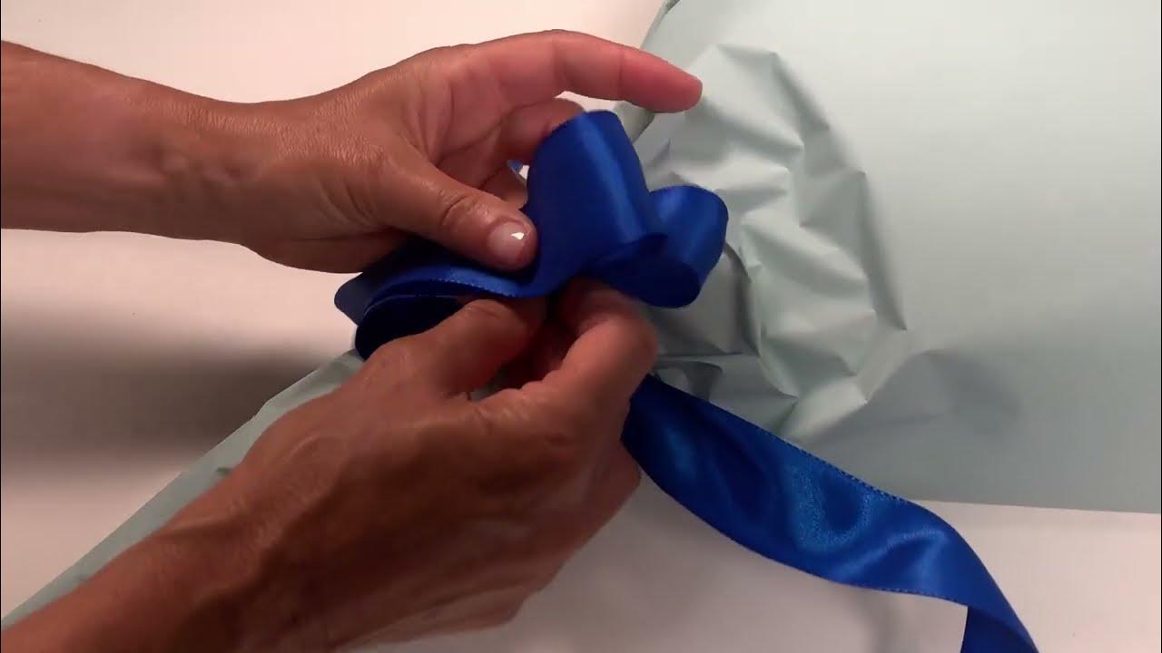 Gift Wrapping How to make a double bow YouTube