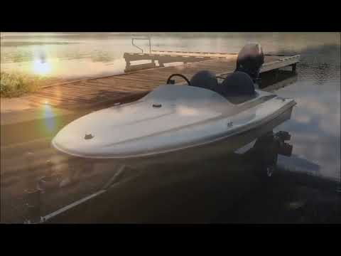 Exhilarator 101B Mini Power Boat - YouTube