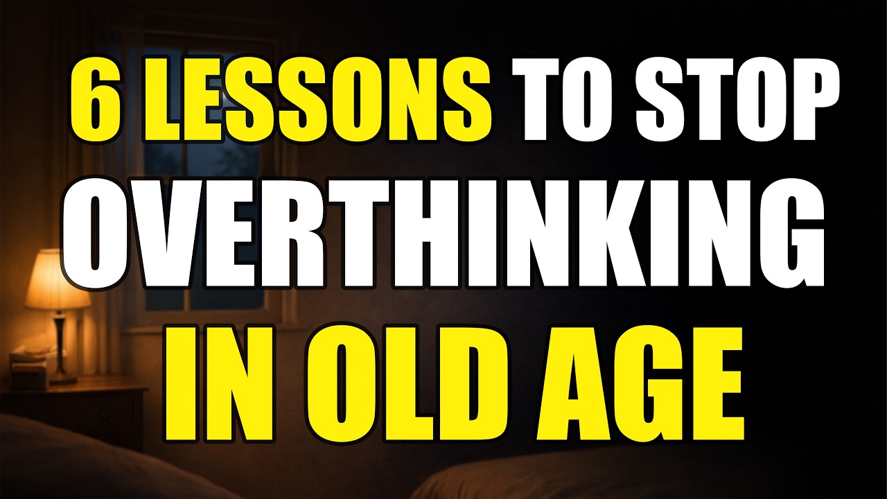 6 Buddhist Lessons to Stop Overthinking at Night in Old Age - YouTube