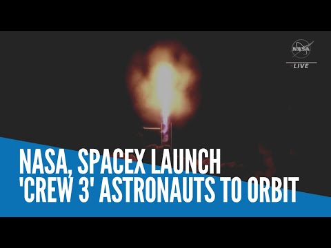 NASA, SpaceX launch 'Crew 3' astronauts to orbit