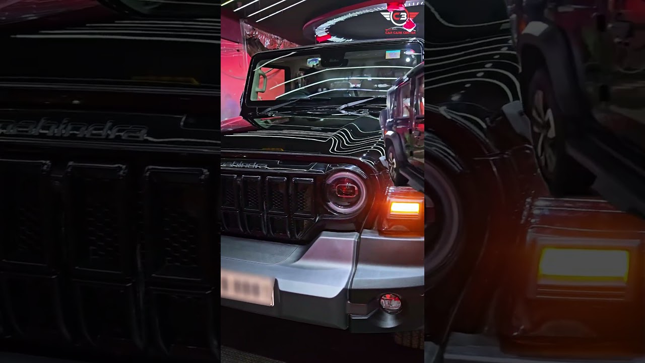 Mahindra Thar Roxx Paint Protection Film | Premium PPF Installation at C3 Car Care Center Kolkata