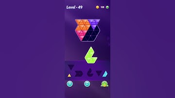 Block!Triangle puzzle:Tangram⬅️Level 49 Mania6