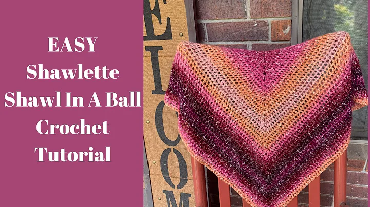 Learn to Crochet an Easy Shawlette