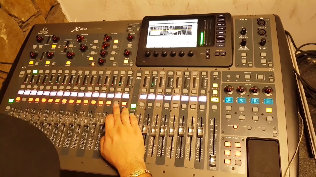 Como ecualizar bateria en vivo - X32