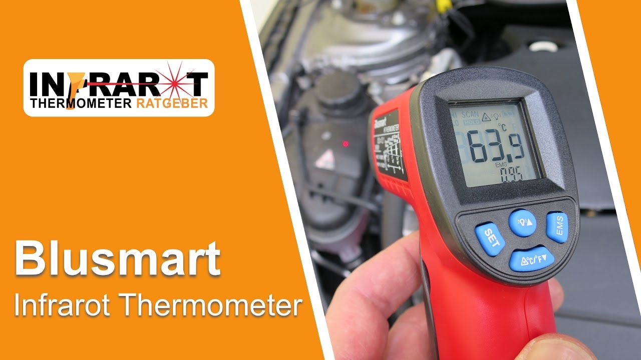 Blusmart IR Laser Thermometer | Infrarot Thermometer Test
