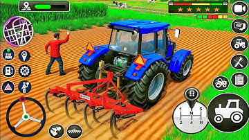 Modern Tractor Farming Driving Simulator 3D - Tractor Game 3D Farming Games - Android gameplay