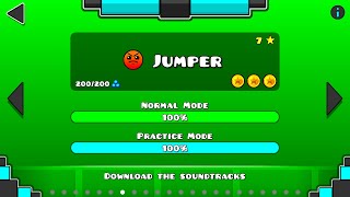 Jumper (Harder) by RobTop Games (all coin route) 100% | Geometry Dash Campaign