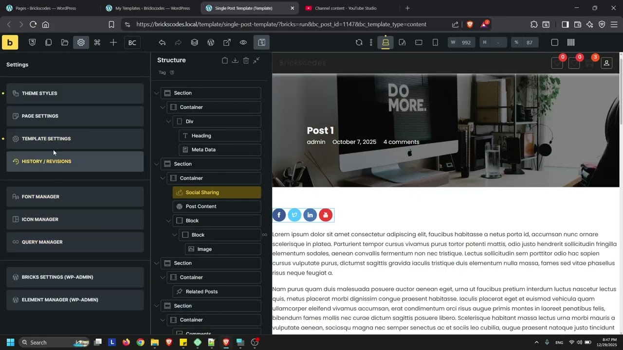 Bricks Builder - Dequeue Bricks Icons Assets