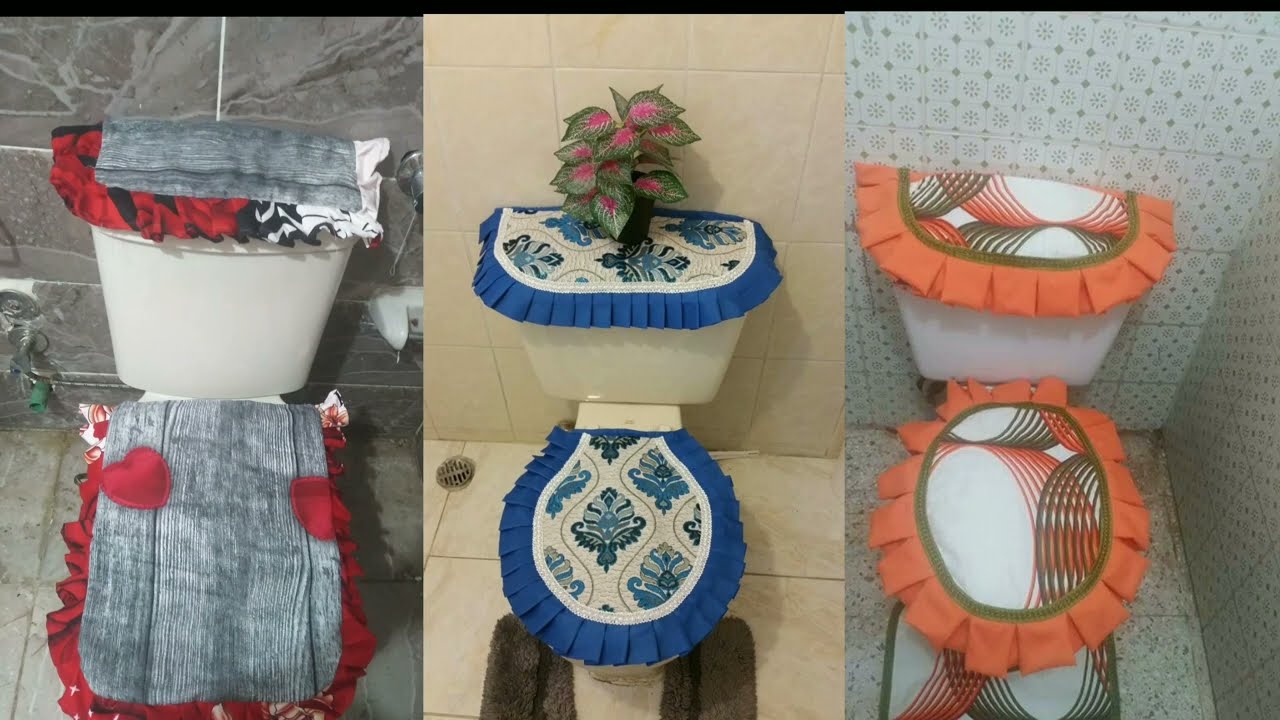 طقم الحمام في ثواني هتعمليه ومن قصاقيص القماش من بيتك هتنفيذيه