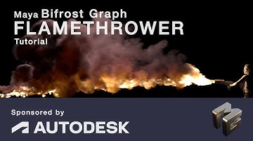 Maya Bifrost Graph Flamethrower tutorial