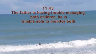 Florida Drowning : Child nearly drowns due to dads mistakes @ Canova Beach, Melbourne Florida.
