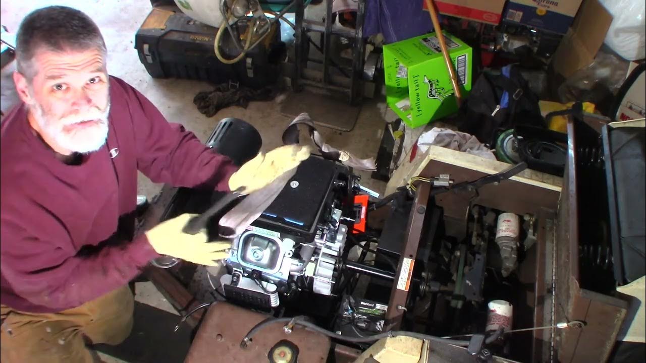 Grasshopper 718 Zero Turn Mower Engine Replacement - YouTube