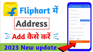 how fo fill address in flipkart ? flipkart me address kaise dale | flipkart address kaise dalte hai