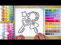 Relaxing Keyring Charm Coloring 💕 | ASMR Calm Coloring