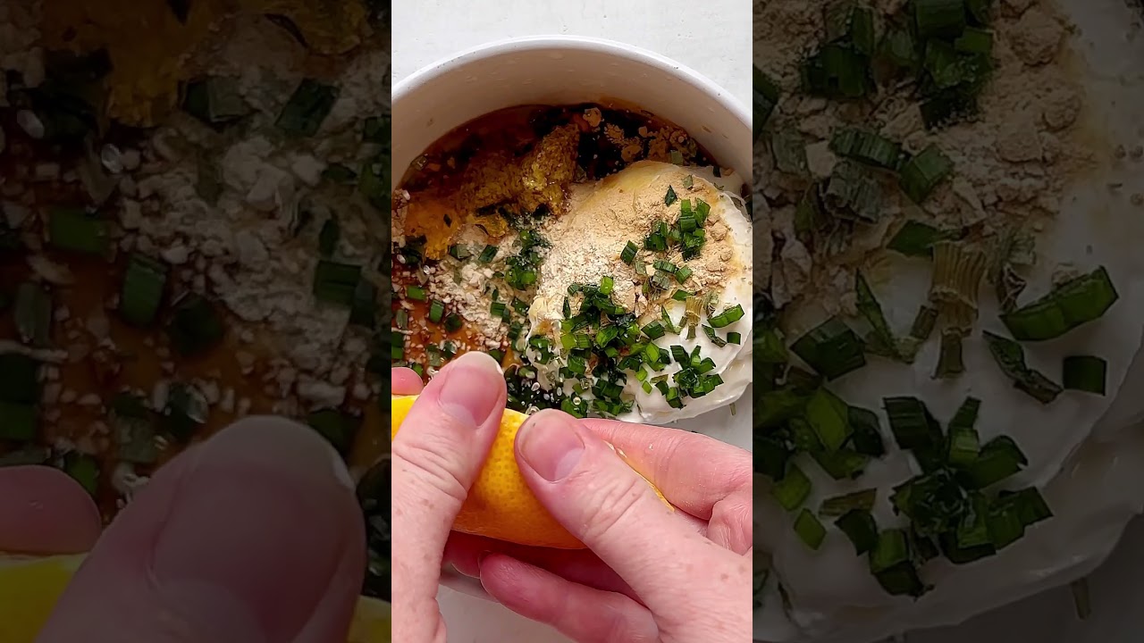 Little Gem Salad with Sour Cream Dressing Little Gem Salad with Sour Cream Dressing
