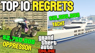 My Top 10 Worst Purchases in GTA 5 Online!