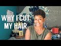 why I cut my hair