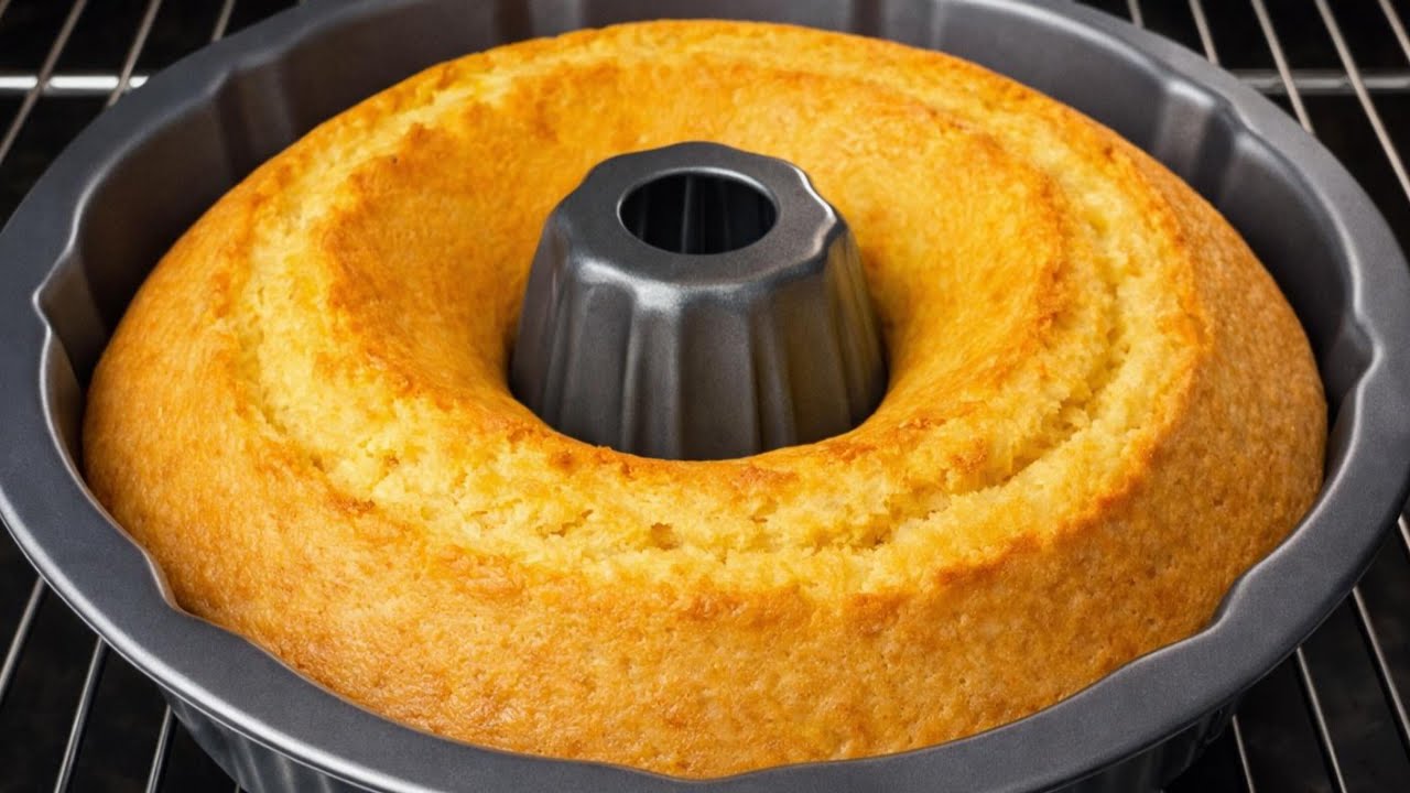 Hast du eine Orange zu Hause? 🍊 Dieser saftige Kuchen ist in 5 Minuten bereit