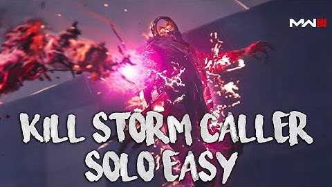 MW3 Zombies: Kill StormCaller Solo Easy